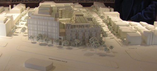 The Hine Development - Looking north from above Pennsylvania Avenue