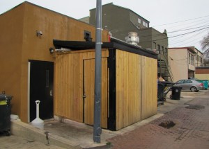 Alley View of Boxcar 