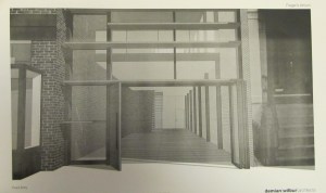 Head On View from 11th Street of Proposed Frager's Addition