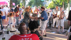Little Red and the Renagades Zydeco Band Set the Upbeat Tone at the Eastern Market Fundraiser.  
