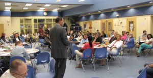 Mayor Gray at Miner Elementary School on June 13, 2013
