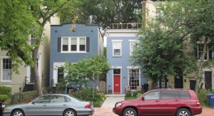 View of 639 South Carolina Avenue, SE from The Maples Property Line Across the Street
