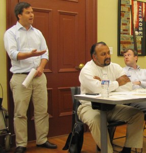 Oliver Hall, attorney representing neighbors in the appeal of the Zoning Commission ruling on the Hine Development