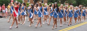 Contingent of Miss Teen Americas - Miss DC Right Front