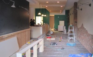 Work in progress at Craze Burger