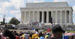 From the Lour Speakers: "Today We Celebrate.  Tomorrow We Agitate."