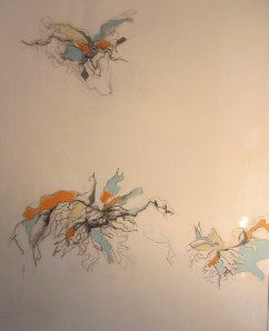 Separated. Mixed Media on Paper. 56.7 cm x 75.5 cm. $600 framed.