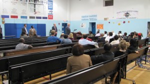 A light turnout for the community meeting on the future of Options.