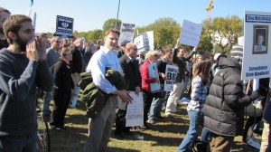 Crowd Shot, Anti-Spying Rally, October 26