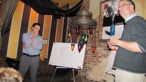 Eric May, Goldstar Senior VP, and Rob McClennan of Bonstra/Haresign Present Project Designs Monday Night at Wisdom on PA Ave SE
