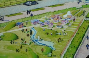 Close up of upgraded "guerilla playground"