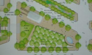 Aerial View of the "Bosque" Concept