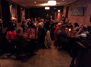 The Friends of Southeast Library held their annual Christmas dinner at Lavagna Restaurant on Barracks Row Sunday night.  Stephen Cheung who runs Lavagna, announced tonight that Fusion Grill will re-open above Medium Rare (515 8th Street, SE) soon and focus entirely on Asian take-out. 