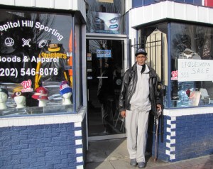 Rodney Smith, proprietor of Capitol Hill Sports Apparel, reflected on the past 11 years on Barracks Row