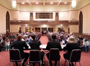 Three Ward 6 Candidates and Moderator Kathy Patterson at Last Night's Forum