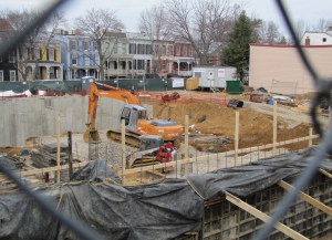 Construction Resumes on Church of Latter Day Saints, 500 Block of 7th Street, SE