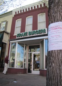 Kraze Burger Barracks Row Closed Mid-March, Five Months After Opening
