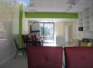 Progress at the future home of Barracks Row's Capital Teas, 731 8th Street, SE