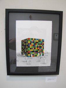 One of the 36 Ben Tolman pieces currently showing at The Fridge, through June 1.  