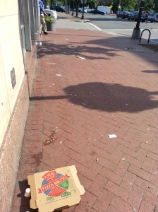 Barracks Row Street Scape, Wednesday Morning, Outside Proposed &Pizza Location