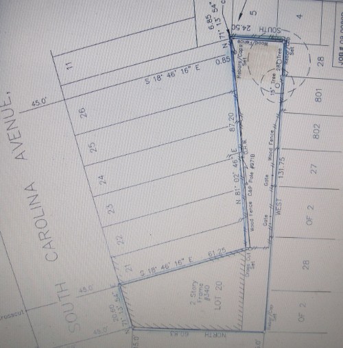Diagram Showing Properties Directly Affected by Proposed Construction