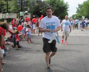 ANC6B Chair Brian Flahaven, Working the Crowd for Catania 