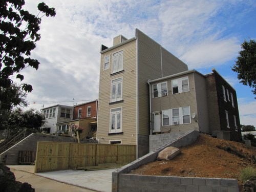 Rear View of Pop Up in 1800 Block of A Street, SE