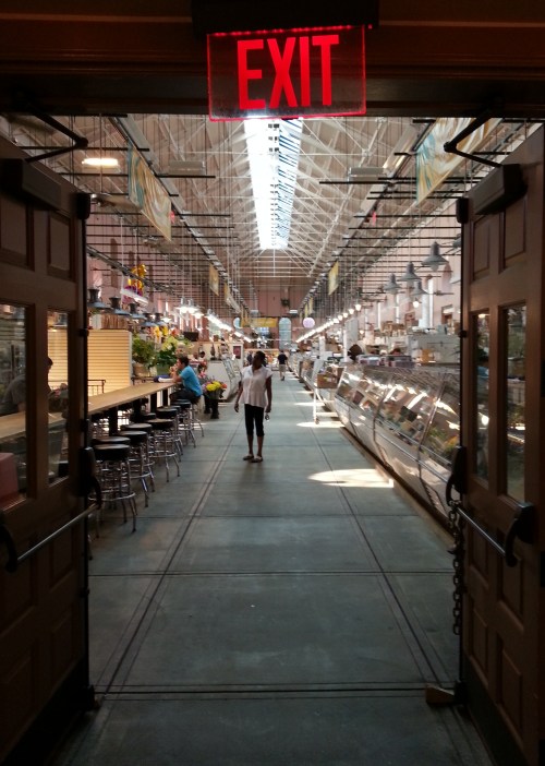 Early weekday morning, Eastern Market. 