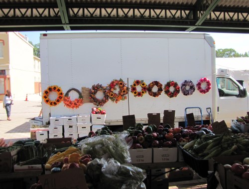 Eastern Market Farmer's Line, 1:00pm, Sunday.