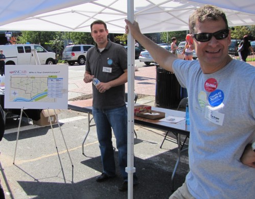 ANC6B Chair Brian Flahaven (L) and ANC6B Vice Chair Ivan Frishberg (R)