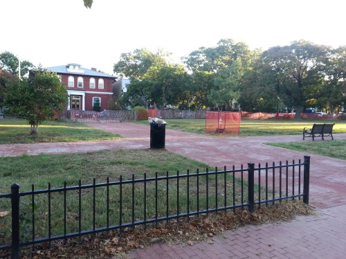 The Proposed Francis Marion Memorial Would Go in Marion Park.  