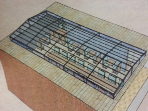Rendering of the Glass Roof in Closed Position