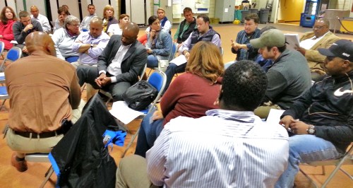 More than 2 dozen Atlas District residents turned out for ANC6A's Transportation Committee Hearing on alley conditions