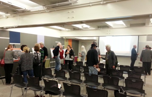 Marion Park Neighbors Discuss Potential Siting Locations with NPS Personnel