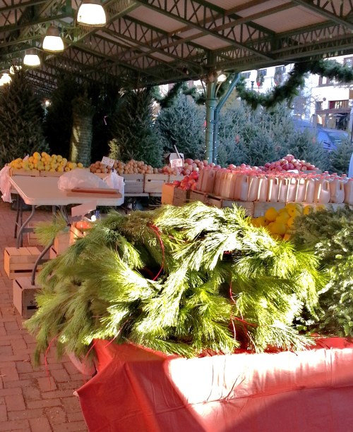 Eastern Market Farmer's Line, Sunday Morning