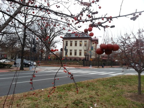 East side of Hill Center, from the Pennsylvania Avenue median