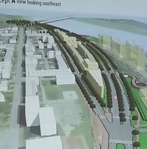 Concept A looking Southeast