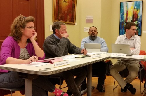 ANC6B Officers and Commissioners (L-R) Kiane Krepp, Steve Hagedorn, Chander Jayaraman, Nick Burger.