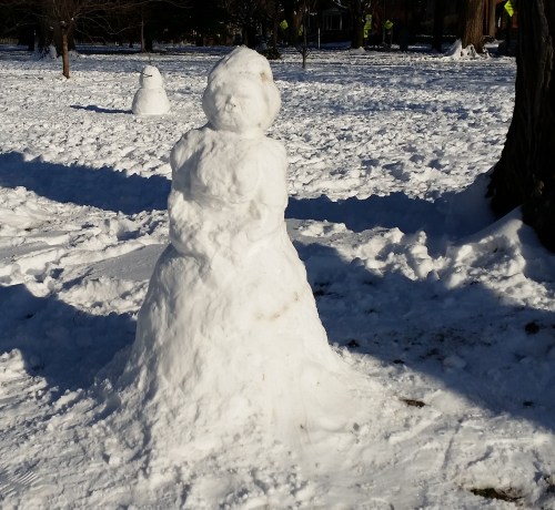 Snow Art in Lincoln Park