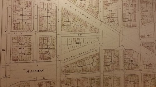 1903 Map of Area Around Marion Park 