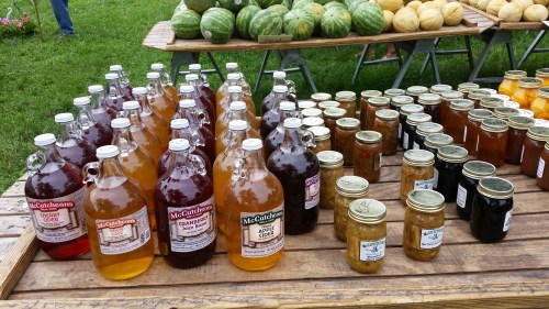 Ciders, Chow Chow, Canned Peaches