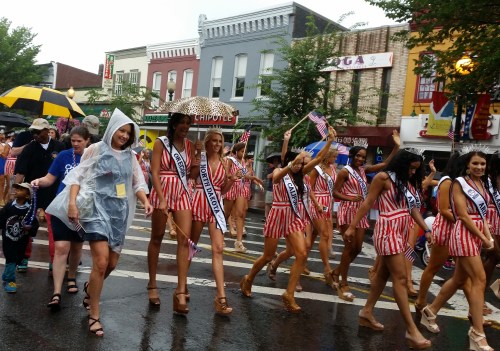 Beauty Queens in Red, White...