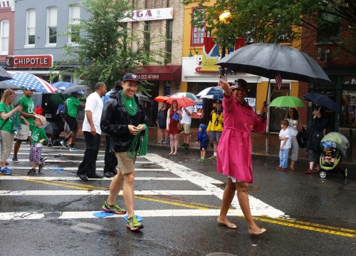 Mayor Bowser Marched in the Parade, the first time in recent memory when a Mayor has participated