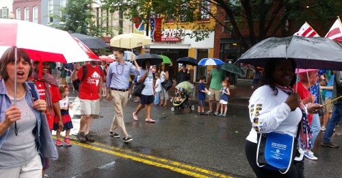 Councilmember Charles Allen marched with the DC Statehood delegation