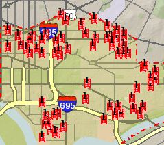 First District Violent Crimes, past 30 days