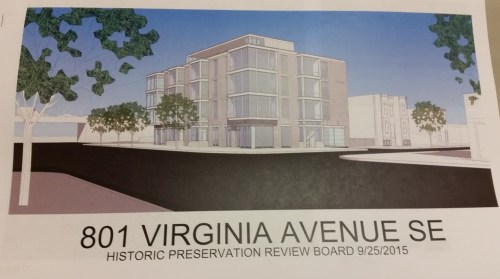 Historic Preservation Concept for new Condo/Retail Project on Lower Barracks Row