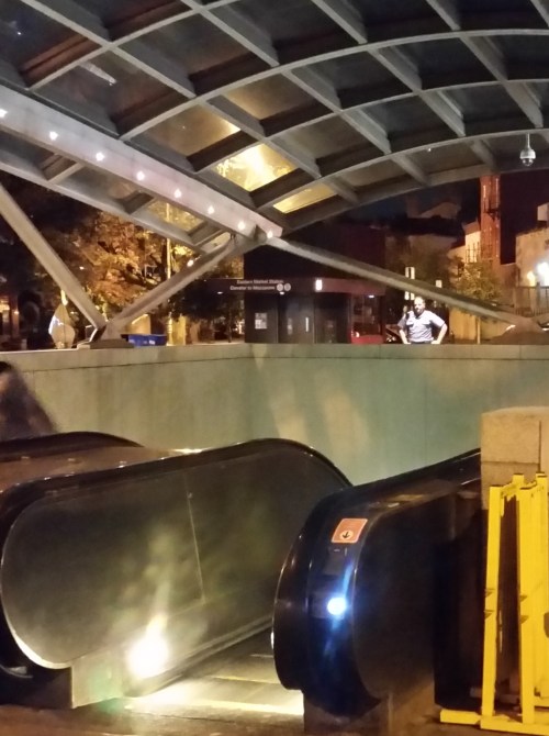 Police Officer at Eastern market Metro last night at c. 9:30pm.  Chief Lanier has authorized additional resources for Capitol Hill.