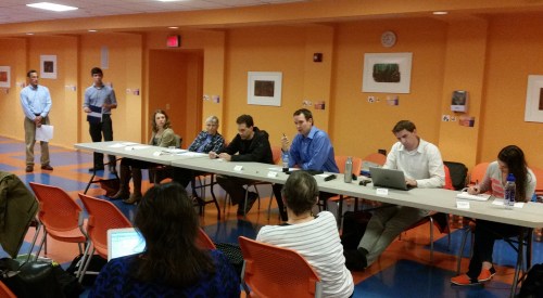 ANC6B's Hill East Task Force chaired for last night's meeting by Commissioner Brian Flahaven, heard from the DC Fiscal Policy Institute 