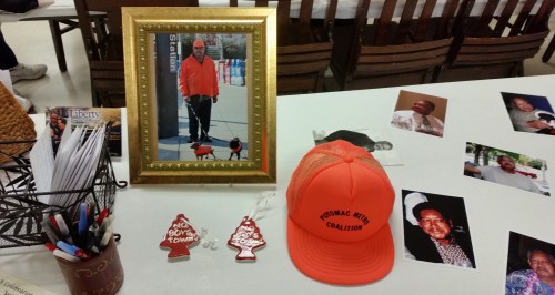 Memorabilia.  Will's Orange Hat and Ornaments sold to raise funds to oppose the Boys' Town Project.