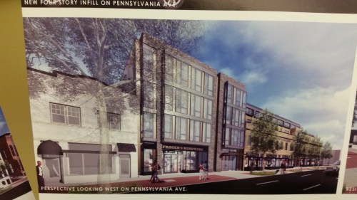 Frager's will occupy the ground floor of the new four story infill.